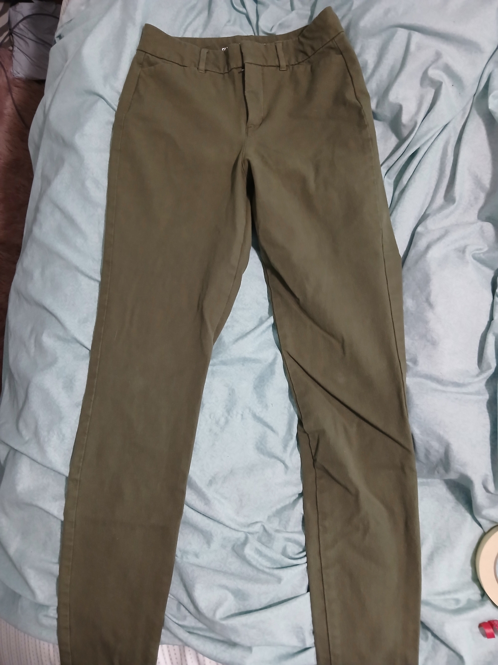 Old Navy Olive High Rise Pixie Skinny Chinos